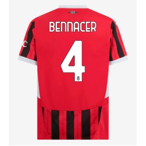 AC Milan Ismael Bennacer #4 Domaci Dres 2024-25 Kratak Rukavima